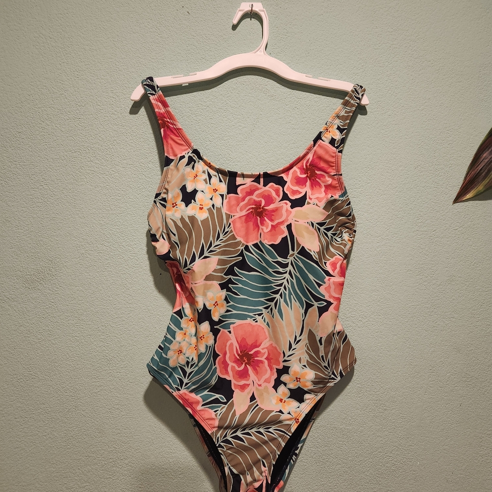 Floral Kids One Piece Swimsuit
